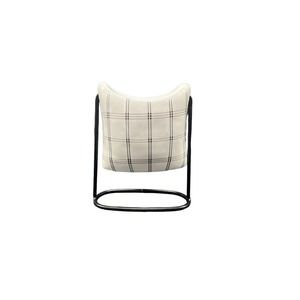 Swinging Suspended Pencil Pen Holder White with Plaid Pattern